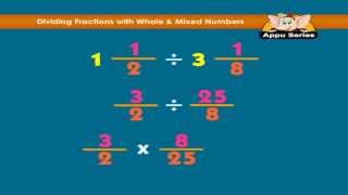 Learn Fractions - Dividing Fraction With Whole & Mixed Number screenshot 5