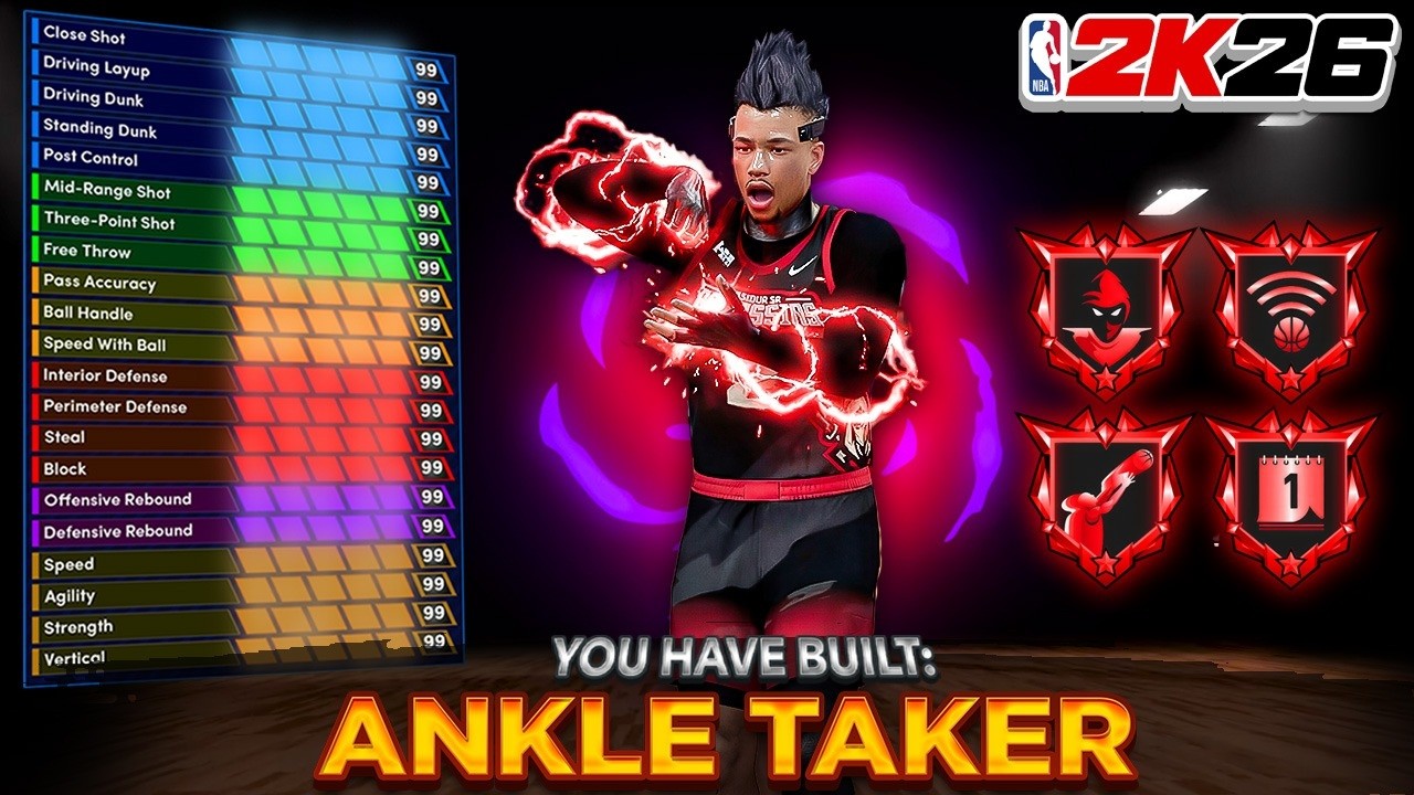 *NEW* 6’4 “ANKLE TAKER” POINT GUARD BUILD IN NBA 2K26 - BEST GUARD ...