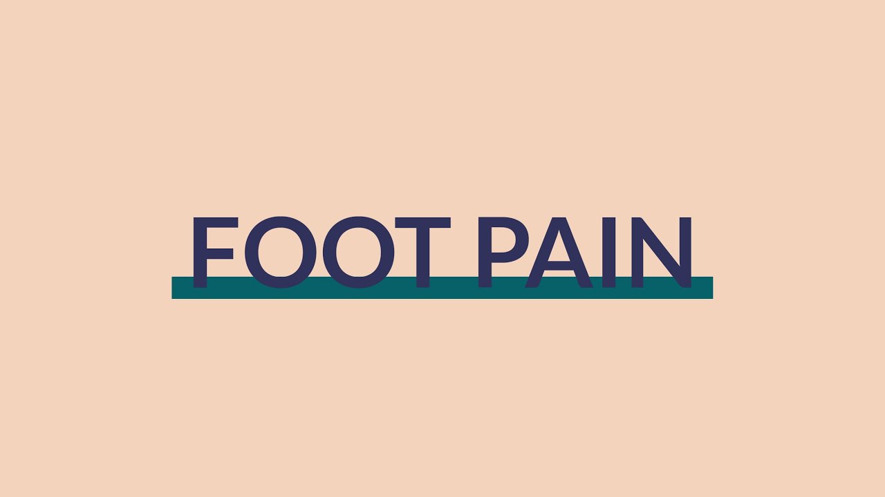 Foot Pain: Inflammation control | Patient Physio - YouTube