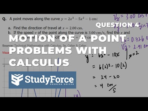 Find the X- and Y-Components of the Velocity with Derivatives (Example 4)