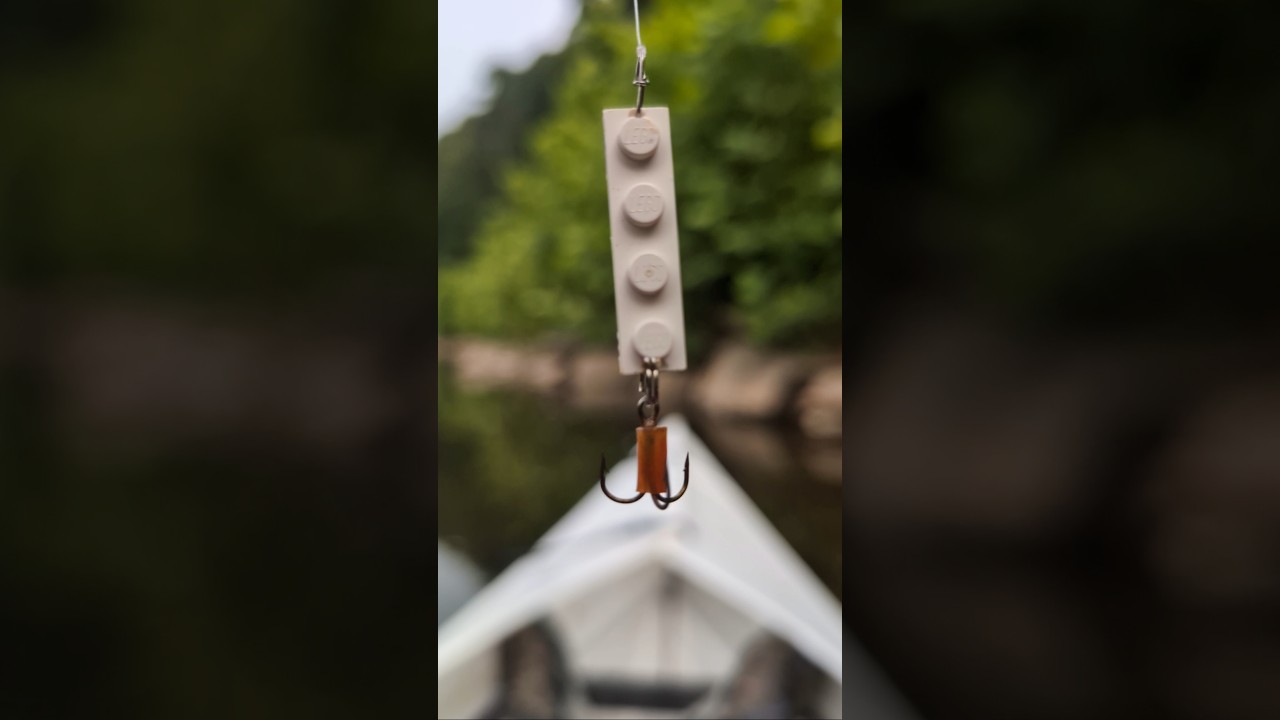 Lego Fishing Challenge - 3rd person POV | Insta360 X5 + Oru Kayak | ASMR 