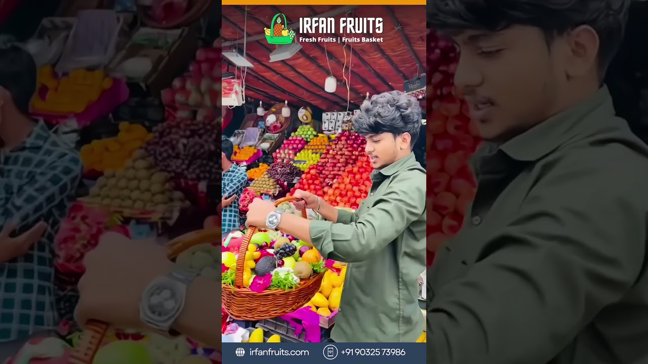 Fresh Mixed Fruit Hamper in Hyderabad | Premium Fruit Basket Delivery | Irfan Fruits