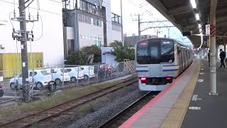 JR横須賀線 E217系横クラY31編成 普通久里浜行き　鎌倉駅発車