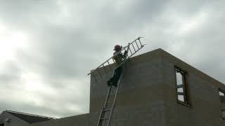 1 Person Straight Ladder - Ladder Aloft - Pitched Roof - Skill 503