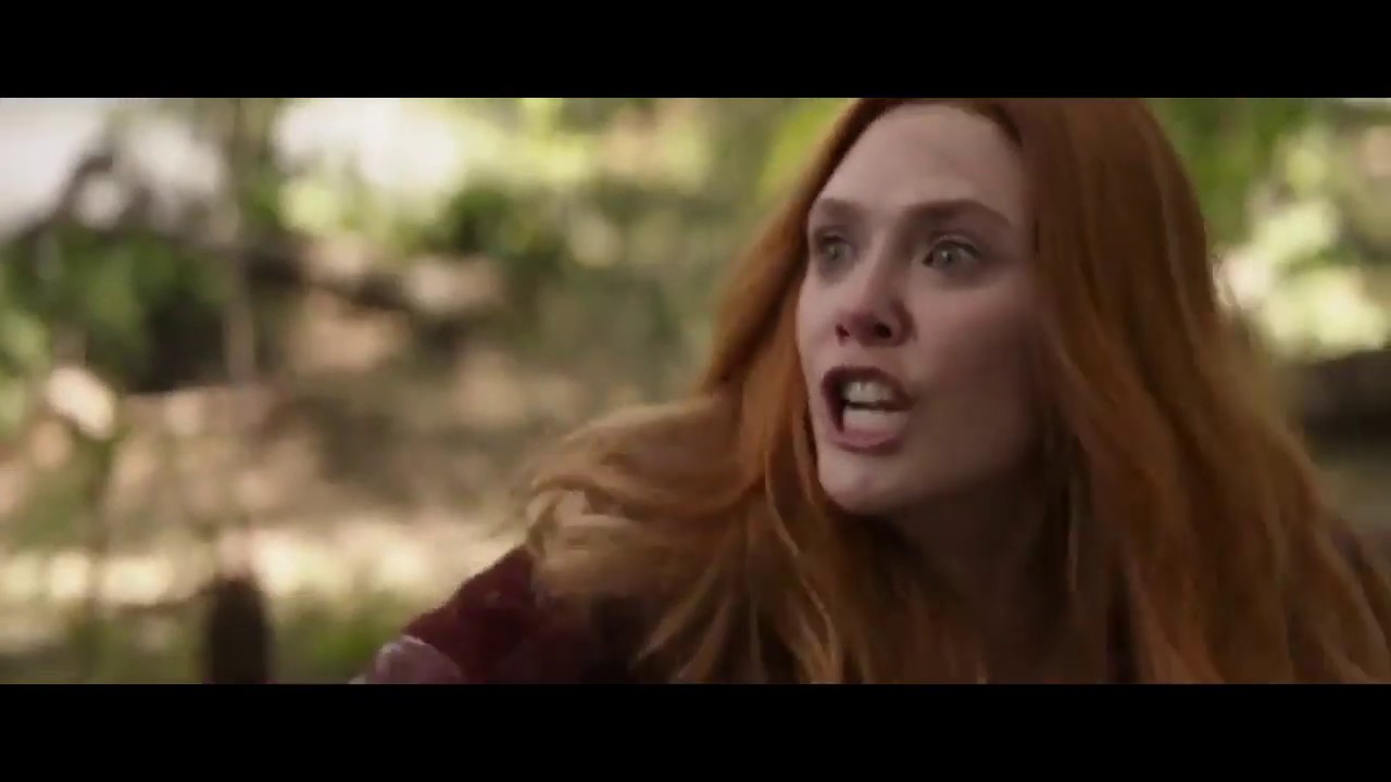 Scarlet Witch KILLS Vision | Infinity war Thanos v Scarlet Witch | ( movie clip )