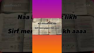 song related studies #studentlife #exammotivation #studyreels #hindisongs #viralreels #examstre