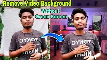 How To Remove Video Background Without Green Screen | One Click Main Video Background Change | 2021