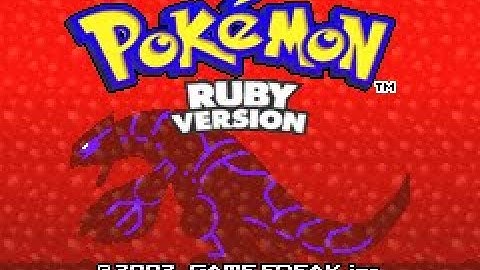 [Longplay] GBA - Pokemon Ruby Version