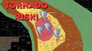 Violent Tornadoes Expected Today — EF2 to EF5 Strikes Likely!