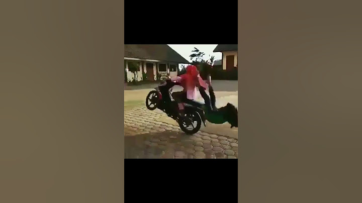 Video Lucu Belajar Naik Motor Ngakak