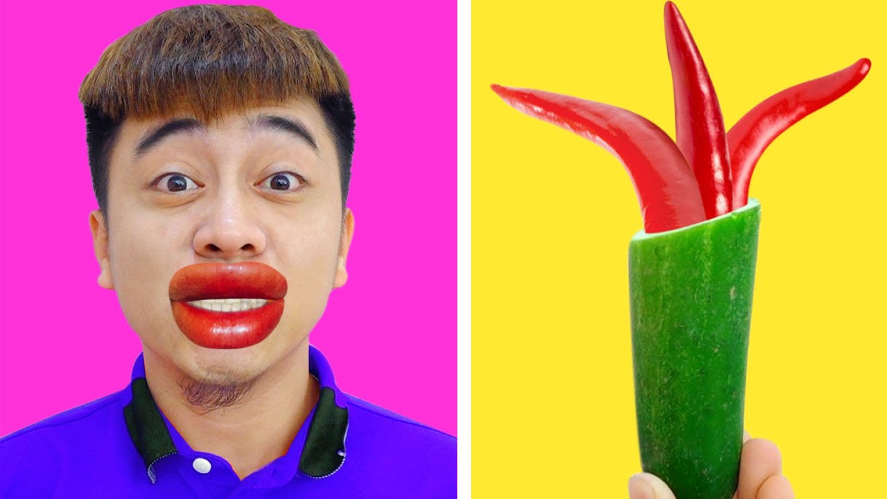 FUNNY PRANKS FOOD ++ Easy DIY Food Tips by Monkey Funny Easy Pranks