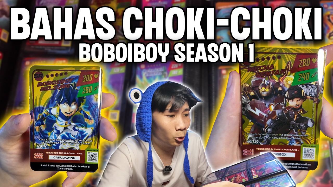 SERMUA INSPIRASI DARI KARTU CHOKI CHOKI BOBOIBOY INDONESIA SEASON 1