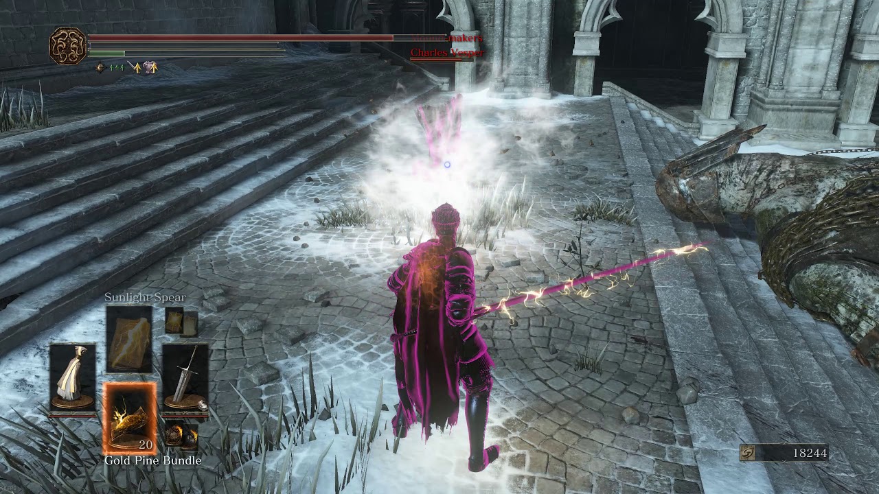 Dark Souls 3 - PVP - A Duel of Purple Phantoms - 4K 60fps