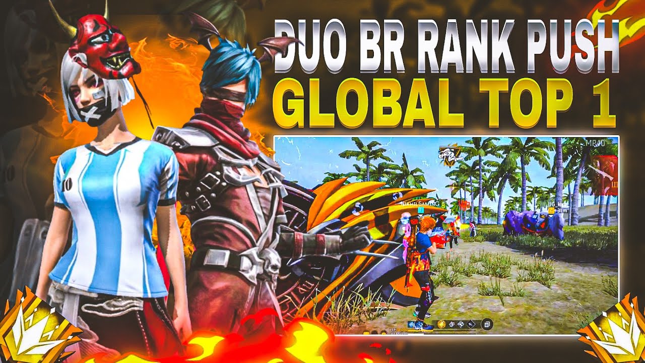 Garena Free fire 🔥 Br Rank Push With My Friend 💪💞 Road To Global Top ...