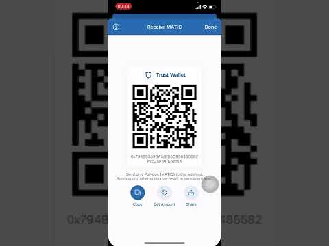 How to transfer MATIC (POLYGON) from AltCoinTrader to your TRUST WALLET