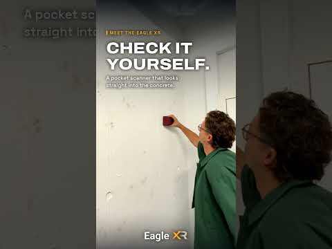 See through concrete with your phone! Meet the Eagle XR the world's 1st public smart scanner