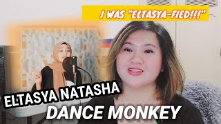 ELTASYA NATASHA - DANCE MONKEY ( Tones and I ) COVER - REACTION VIDEO