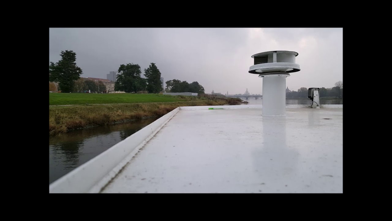 Elbe river in Dresden, Oct. 2016