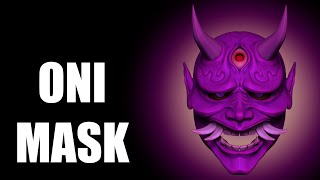 Sculpting an Oni Mask in ZBrush