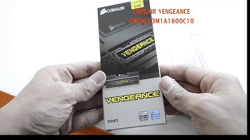 Corsair Vengeance 8GB DDR3 RAM | UNBOXING only