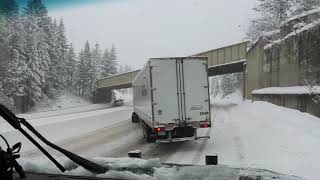 Ride along with the 'Bulldog': ODOT pusher trucks keep Interstate  5 open in southern Oregon