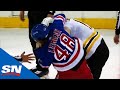 Brendan Lemieux & Trent Frederic Pummel Each Other As Bruins And Rangers Stay Fired Up