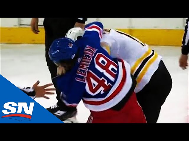 Brendan Lemieux ejected for biting Brady Tkachuk during fight