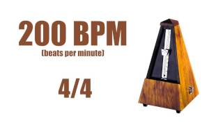 200 BPM Metronome 4/4 – Best Online Metronome 200 Beats Per Minute