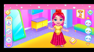 Princess doll house cleaning game/ Game Videos