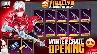 😲 M416 Glacier Back In Classic Crates | Got M416 Glacier For 100+ Crates |  Free M416 Glacier |PUBGM