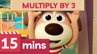 we multiply by 3 15 minutes learning songs with woof and joy