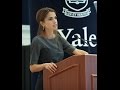 Queen Rania at Yale University