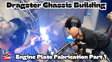 Dragster Chassis Building - Engine Plate Fabrication Part 1 #fabrication