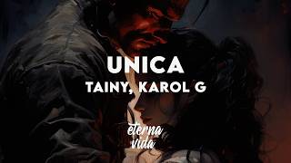 Tainy, KAROL G - Única (Letra/Lyrics)