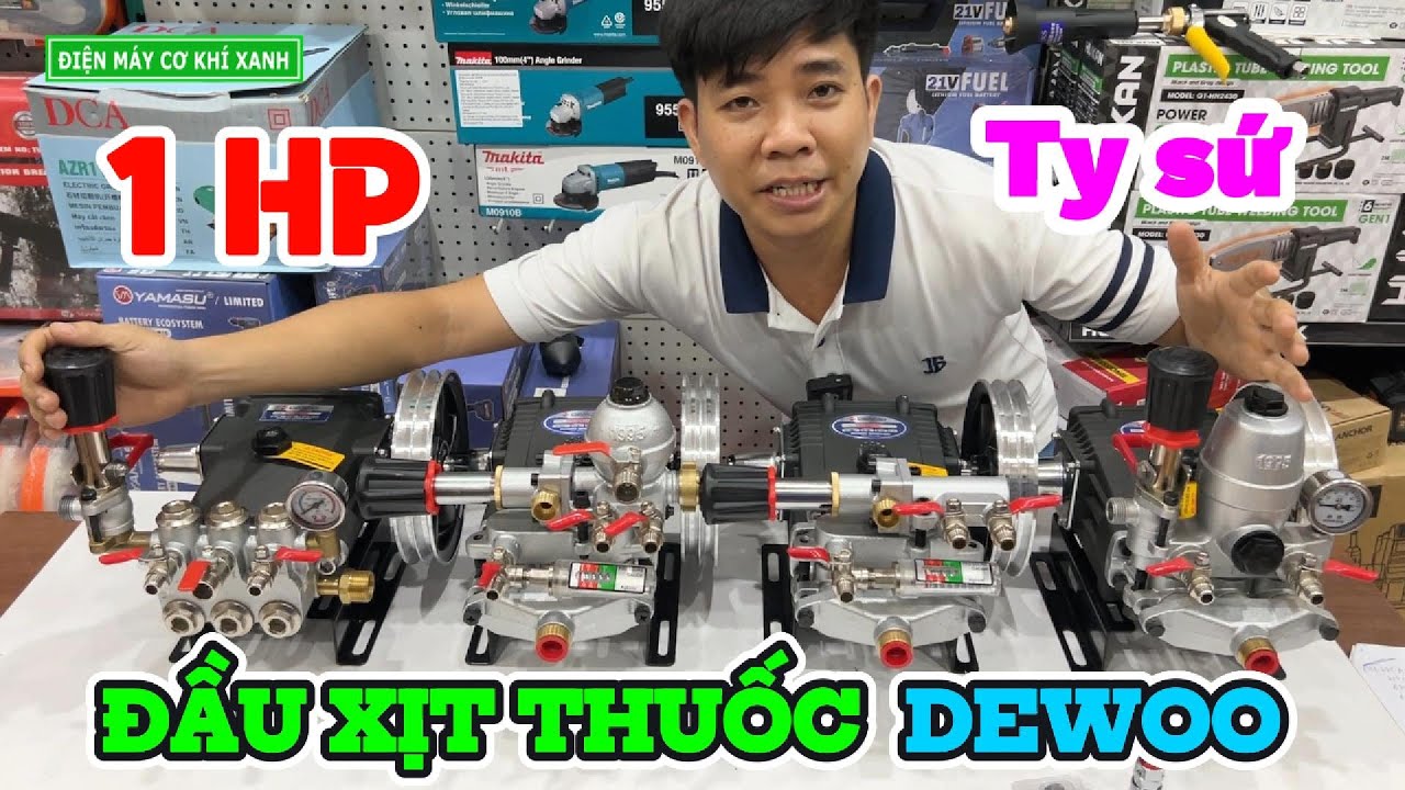 Đầu Xịt Thuốc Sâu - Rửa Xe Ty Sứ 1HP Hãng DEWOO | Báo Giá Mới Nhất Năm 2025