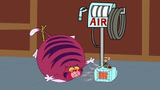 Johnny Test Cat Body Inflation