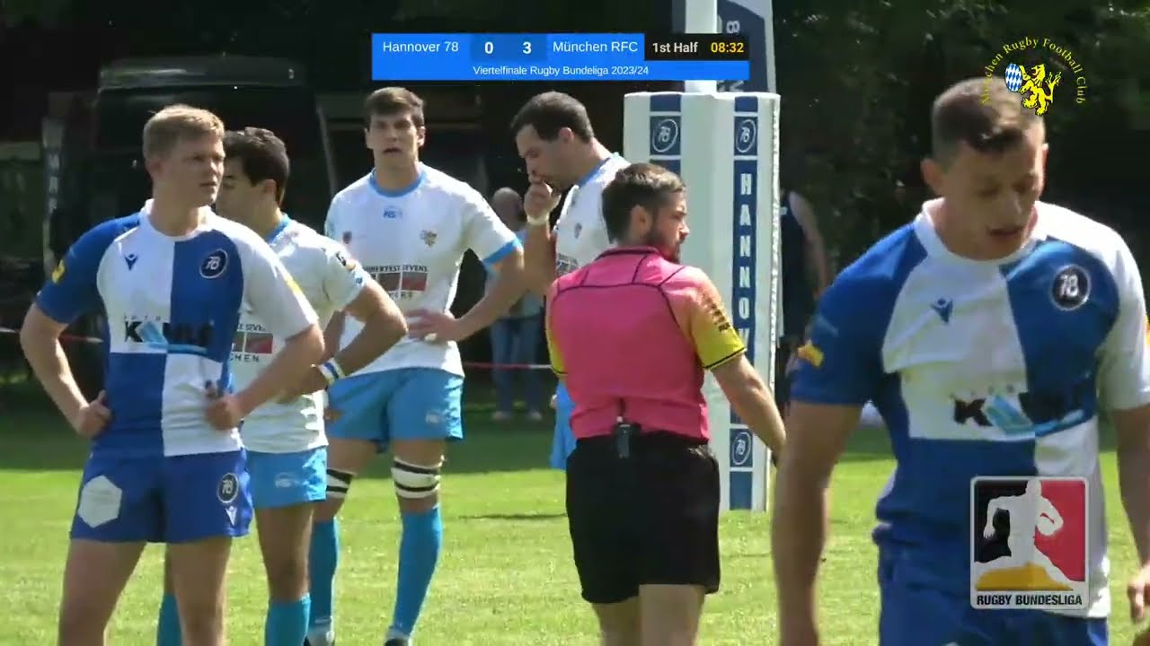 Rugby Bundesliga Viertelfinale: Hannover 78 vs München RFC