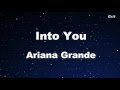 Into You - Ariana Grande Karaoke 【With Guide Melody】 Instrumental