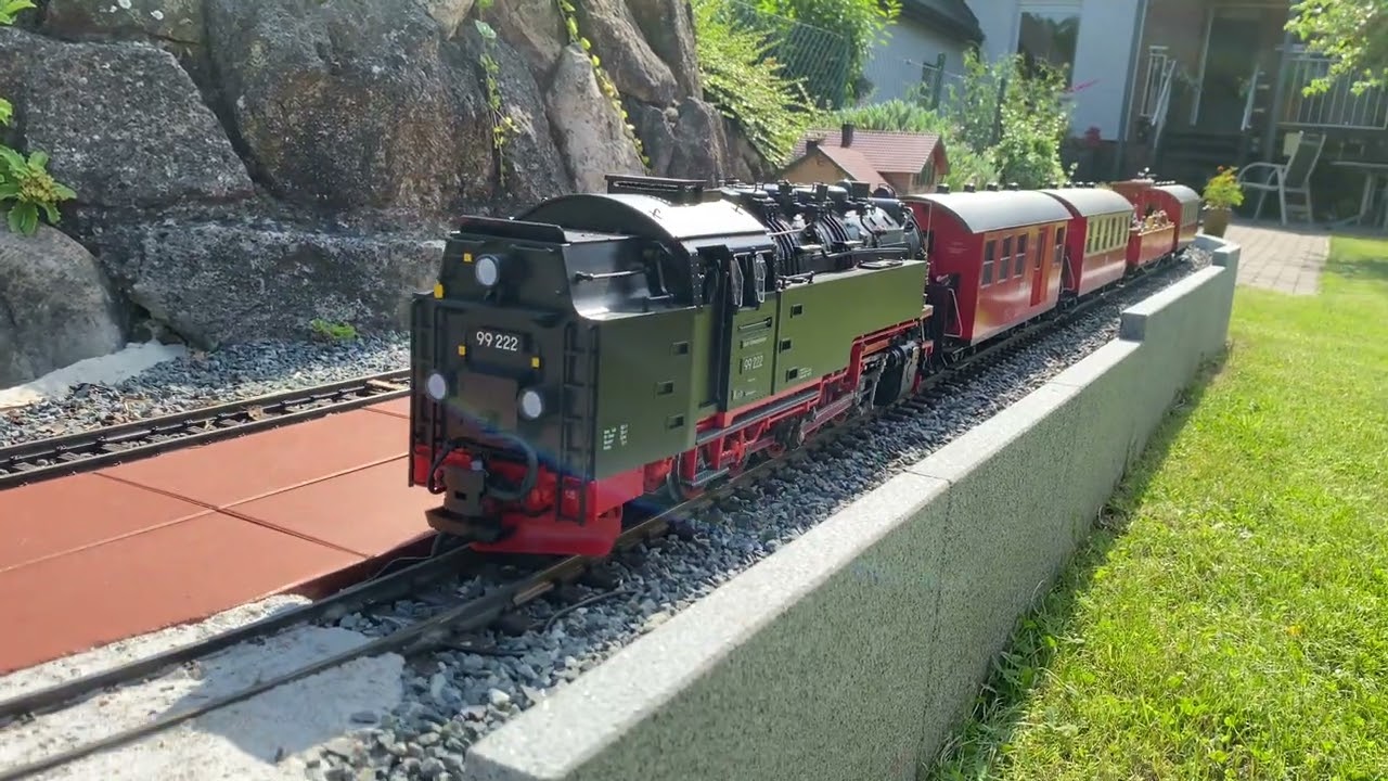 LGB neuer Streckenabschnitt und HSB Brockenbahn mit Umkuppeln [4k]