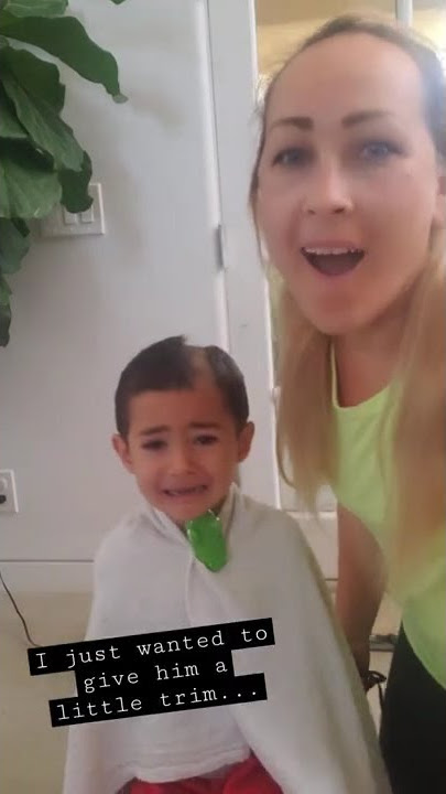 Home haircut fail...Funny video