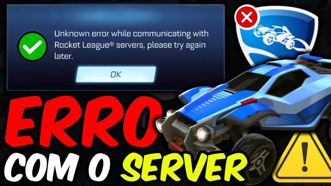 Como Resolver Erro na Comunicação Com os Servidores do Rocket League