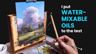 : I tested water mixable oils against real oils #solventfreeoilpainting