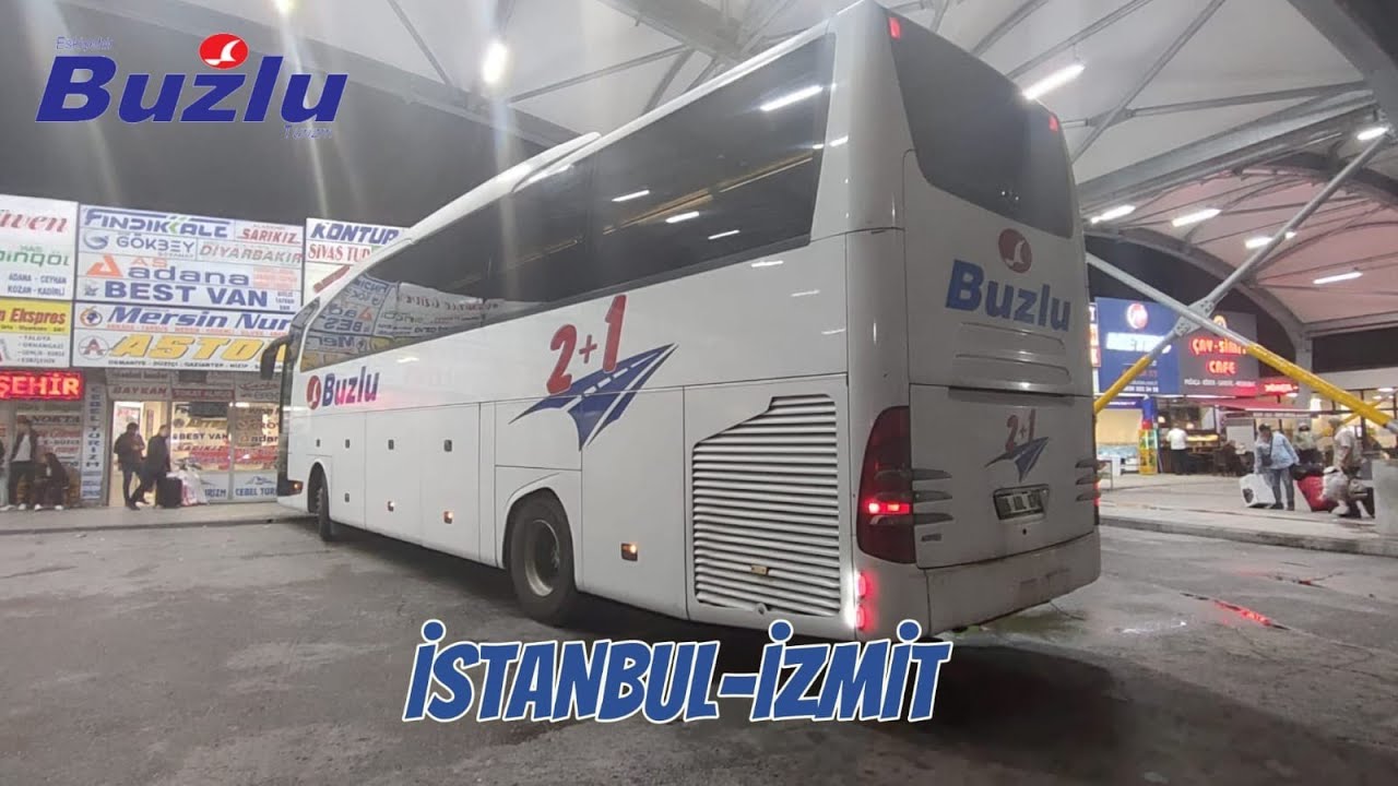 #138   Buzlu Turizm |  İstanbul - Kocaeli | Otobüs Yolculuğu | Bus Travel Türkiye