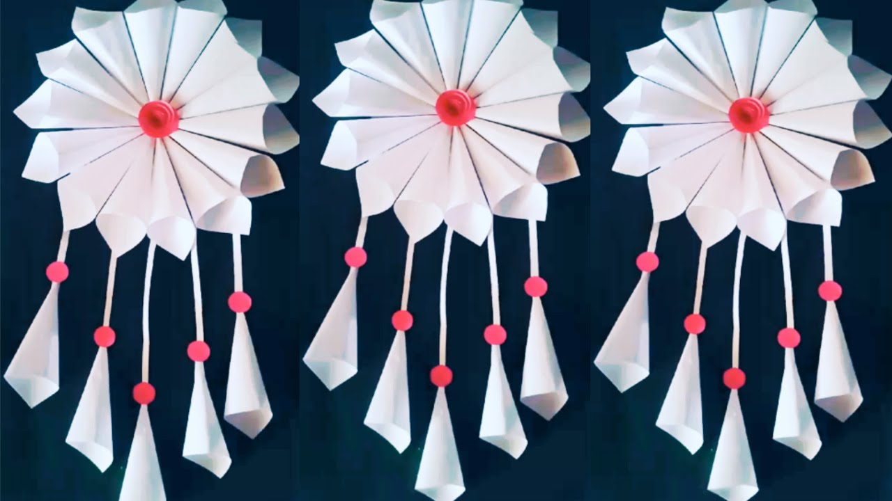 Easy and Quick Paper Wall Hanging Ideas /Paper Craft For Home