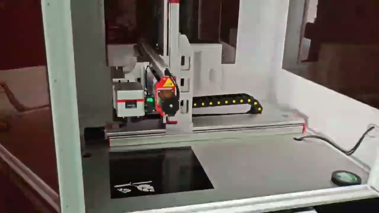 More Convenient Cross-slide Table Laser Marking Machine Mark Videos