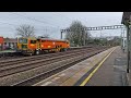 Colas Rail Train Passing Rugeley Trent Valley Station