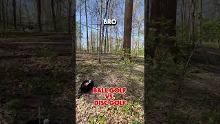 Ball good vs. disc golf