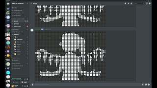 Bad apple played on discord but audio and video in REALTIME!