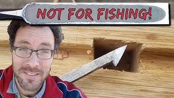 Japanese Harpoon Chisel fixing joinery mistakes (Woven wooden screens part 2)