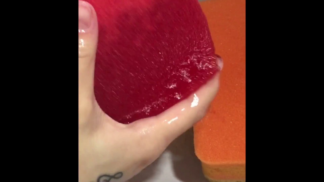 ASMR SPONGES | Water sounds with bleached sponges | Watery, sponge sounds - YouTube